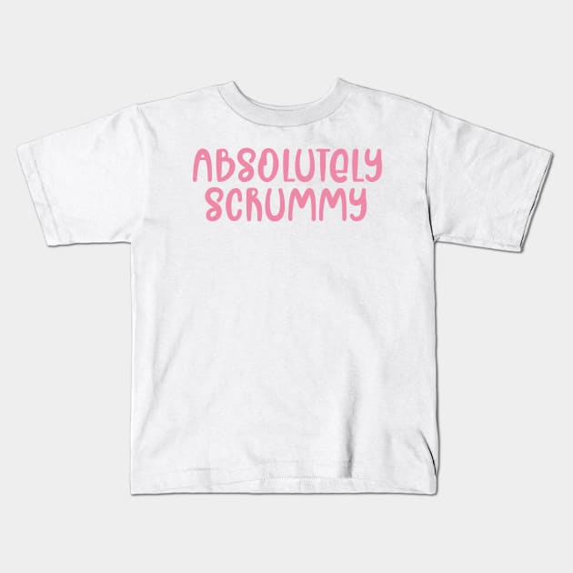 absolutely scrummy pink Kids T-Shirt by shimodesign